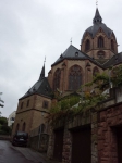 Heppenheimer Altstadtlauf: über allem thront die Kirche
